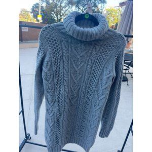 NWT SANTINI Long Sleeve Lite Grey Turtleneck Sweater Size 6